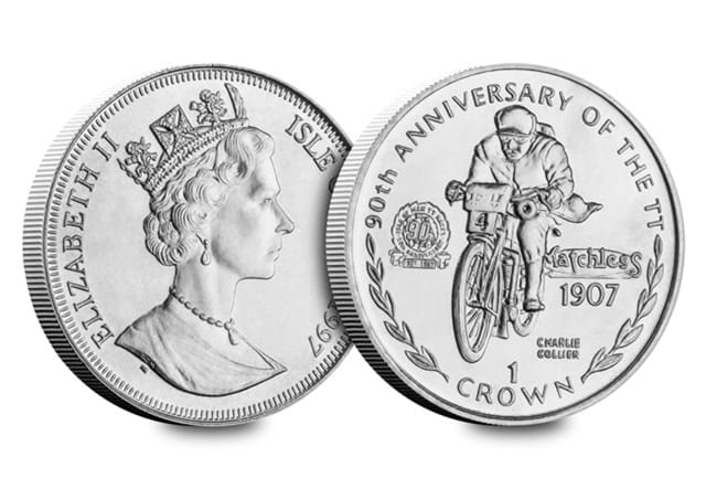 1997 IOM TT 1 Crown Obv Rev