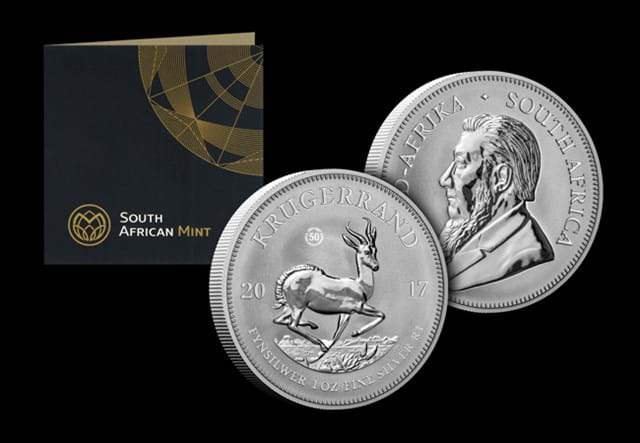 2017 1Oz Silver Krugerrand OBV REV With Cert