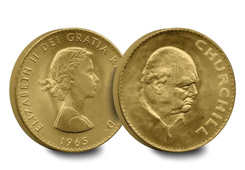 Gold Plated Churchill Crown Product Page