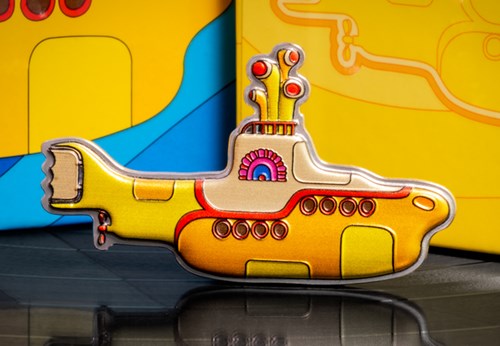 2024 Beatles Yellow Submarine Silver 1Oz Lifestyle 01