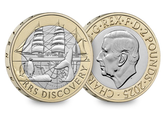 UK 2025 RRS Discovery £2 Coin Change Checker Digital Assets CL 1