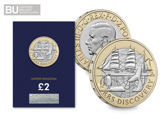 UK 2025 RRS Discovery £2 Coin Change Checker Digital Assets CL 2
