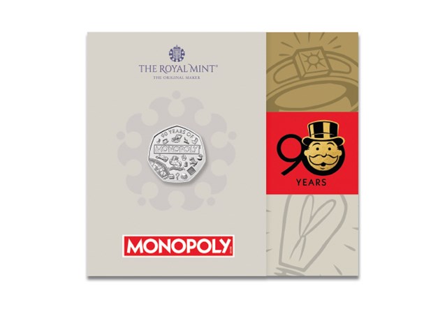 UK 2025 Monopoly 50P Coin Range Digital Assets (DY) 2