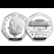 Buckingham Palace Silver 50P Set Buckingham House Obv Rev