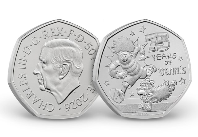 2026 UK Dennis The Menace 50P Images AT 1