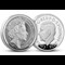 Portraits Of QEII JC Silver Piedfort Images JG 1
