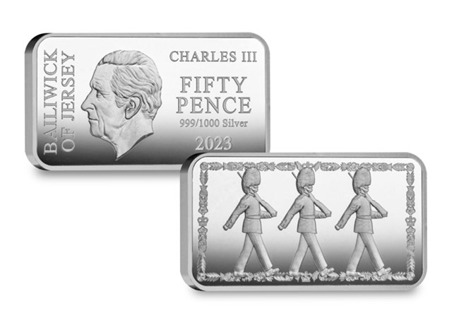 2023 Coronation Procession Ingots The Queen's Guards Obv Rev