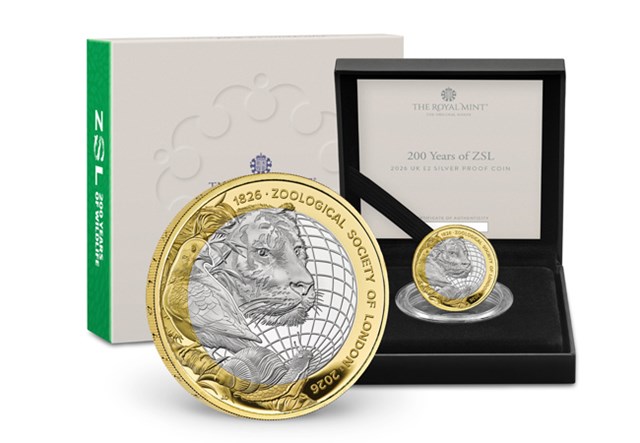 ZSL 2 Pound Coin Images AT 5