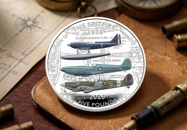 Spitfire Silver £5 Product Page