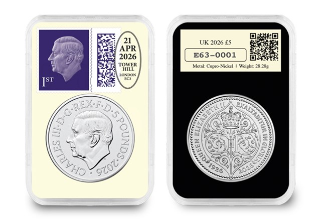 Datestamp UK 2026 Queen Elizabeth II Centenary BU £5 Product Images 2