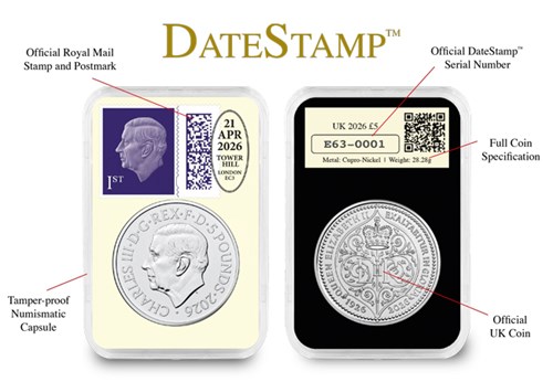 Datestamp UK 2026 Queen Elizabeth II Centenary BU £5 Product Images 4