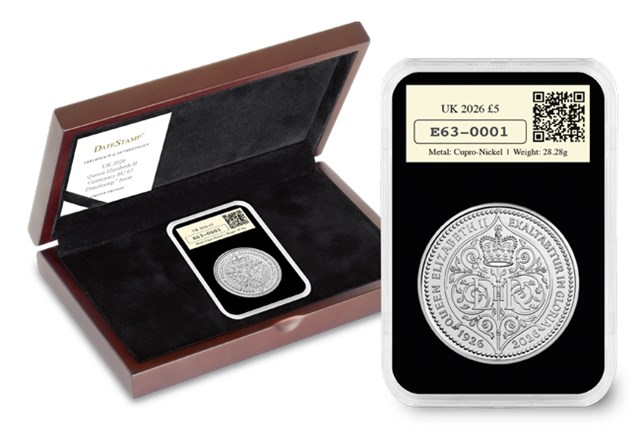 Datestamp UK 2026 Queen Elizabeth II Centenary BU £5 Product Images 5