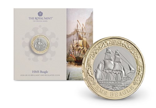 HMS Beagle 2 Pound Images 1