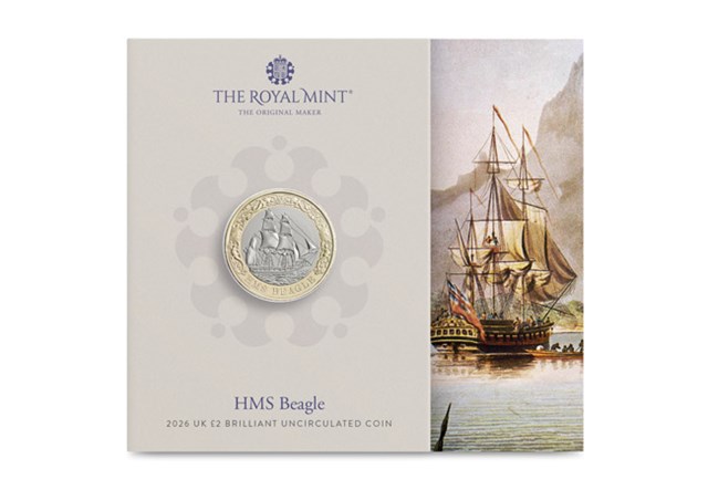 HMS Beagle 2 Pound Images 3