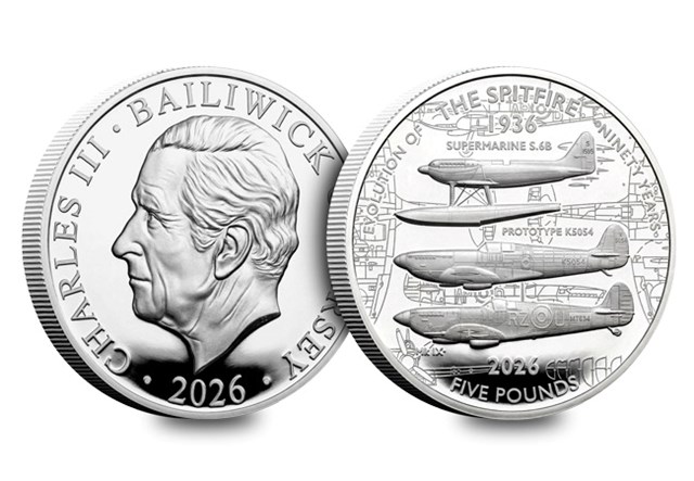 2026 Spitfire £5 Cuni Proof OBV REV