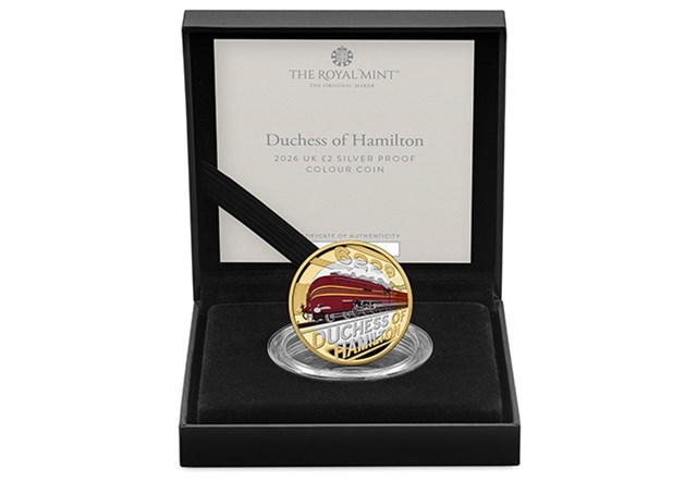 Silver Duchess Of Hamilton 2 Pound Images 3