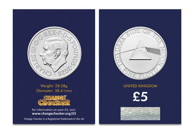 Pink Floyd 5 Pound Coin Images AT 12