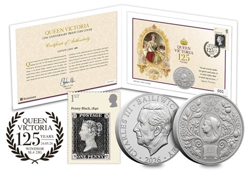 Victoria 125 Years 5 Pound Cover Images AT 3