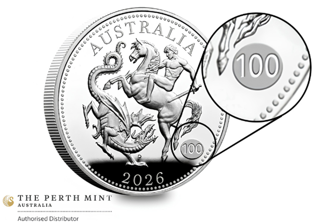 Perth Mint Silver Sov Pulled Out Privy