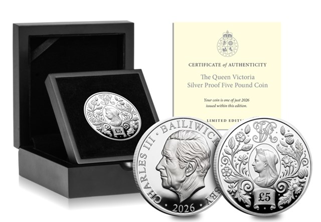 2026 Queen Victoria Silver £5 Box 1
