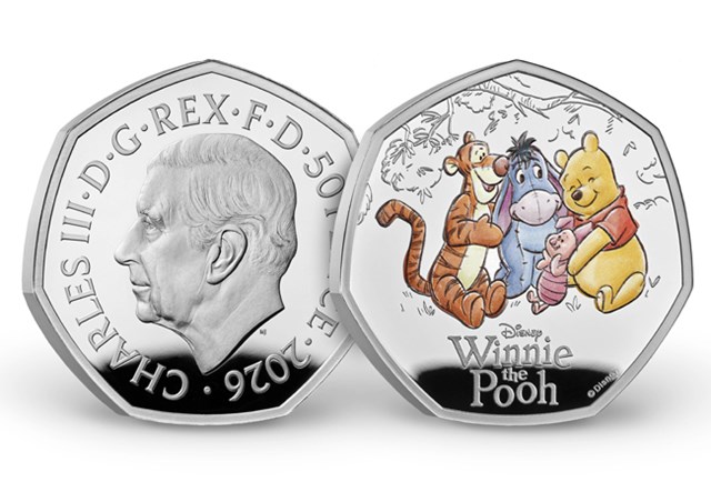 Winnie The Pooh 50P Coin 3 Images AT 8
