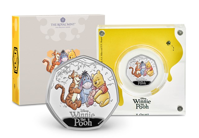 Winnie The Pooh 50P Coin 3 Images AT 5