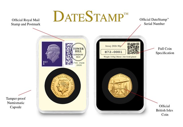 Concorde Gold Plated Datestamp Set Images CL 8