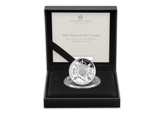 500 Years Of The Crown UK £5 Coin Range CL 10