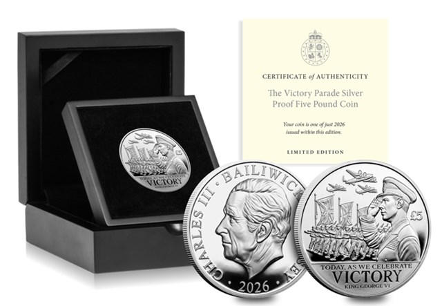 2026 Victory Parade Silver £5 Half Ounce BOX