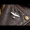 Silver Spitfire Lapel Badge Lifestyle 1