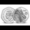 Game Of Thrones 50P BU Coin Obverse Reverse FIRE