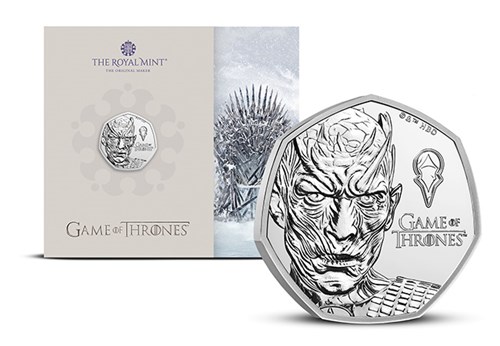 Game Of Thrones 50P BU Pack Closed And Reverse ICE