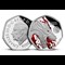 Game Of Thrones 50P Silver Coin Obverse Reverse FIRE