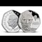 Game Of Thrones 50P Silver Coin Obverse Reverse ICE